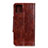 Funda de Cuero Cartera con Soporte Carcasa L12 para Samsung Galaxy A71 5G Marron