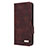 Funda de Cuero Cartera con Soporte Carcasa L12Z para Samsung Galaxy A22 5G Marron