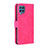 Funda de Cuero Cartera con Soporte Carcasa L12Z para Samsung Galaxy M32 4G Rosa Roja