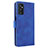 Funda de Cuero Cartera con Soporte Carcasa L12Z para Samsung Galaxy M52 5G Azul