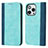 Funda de Cuero Cartera con Soporte Carcasa L13 para Apple iPhone 13 Pro Azul Cielo