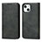 Funda de Cuero Cartera con Soporte Carcasa L14 para Apple iPhone 13 Mini Negro