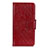 Funda de Cuero Cartera con Soporte Carcasa L14 para Xiaomi Mi 10T 5G Rojo Rosa