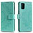 Funda de Cuero Cartera con Soporte Carcasa L15 para Samsung Galaxy A51 5G Verde