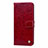 Funda de Cuero Cartera con Soporte Carcasa L16 para Samsung Galaxy A31 Rojo