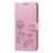 Funda de Cuero Cartera con Soporte Carcasa L17 para Samsung Galaxy A31 Rosa