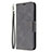 Funda de Cuero Cartera con Soporte Carcasa L18 para Samsung Galaxy A31 Gris