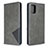 Funda de Cuero Cartera con Soporte Carcasa L18 para Samsung Galaxy A71 4G A715 Gris