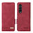 Funda de Cuero Cartera con Soporte Carcasa L18Z para Samsung Galaxy Z Fold3 5G Rojo