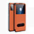 Funda de Cuero Cartera con Soporte Carcasa L21 para Huawei Honor 30S Naranja