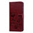 Funda de Cuero Cartera con Soporte Carcasa L24 para Samsung Galaxy A71 5G Marron