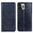 Funda de Cuero Cartera con Soporte Carcasa L25 para Apple iPhone 16 Pro Max Azul