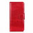 Funda de Cuero Cartera con Soporte Carcasa L25 para Samsung Galaxy A71 5G Rojo