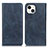 Funda de Cuero Cartera con Soporte Carcasa L26 para Apple iPhone 13 Azul