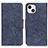 Funda de Cuero Cartera con Soporte Carcasa L27 para Apple iPhone 13 Azul