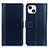 Funda de Cuero Cartera con Soporte Carcasa L28 para Apple iPhone 13 Azul