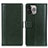 Funda de Cuero Cartera con Soporte Carcasa L28 para Apple iPhone 15 Pro Verde