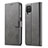 Funda de Cuero Cartera con Soporte Carcasa LC1 para Samsung Galaxy M32 4G Gris