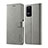 Funda de Cuero Cartera con Soporte Carcasa LC1 para Xiaomi Redmi K40S 5G Gris