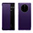 Funda de Cuero Cartera con Soporte Carcasa LF1 para Huawei Mate 40 RS Morado