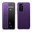 Funda de Cuero Cartera con Soporte Carcasa LF1 para Huawei P40 Morado