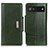 Funda de Cuero Cartera con Soporte Carcasa M01L para Google Pixel 6a 5G Verde