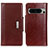 Funda de Cuero Cartera con Soporte Carcasa M01L para Google Pixel 8 Pro 5G Marron