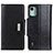 Funda de Cuero Cartera con Soporte Carcasa M01L para Nokia C12 Negro