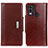 Funda de Cuero Cartera con Soporte Carcasa M01L para Nokia C22 Marron