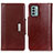 Funda de Cuero Cartera con Soporte Carcasa M01L para Nokia G22 Marron