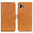 Funda de Cuero Cartera con Soporte Carcasa M01L para Nothing Phone 1 Marron Claro