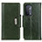 Funda de Cuero Cartera con Soporte Carcasa M01L para OnePlus Nord N200 5G Verde