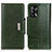 Funda de Cuero Cartera con Soporte Carcasa M01L para Oppo A74 4G Verde