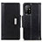 Funda de Cuero Cartera con Soporte Carcasa M01L para Oppo F19 Pro+ Plus 5G Negro