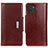 Funda de Cuero Cartera con Soporte Carcasa M01L para Samsung Galaxy A03 Marron