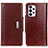 Funda de Cuero Cartera con Soporte Carcasa M01L para Samsung Galaxy A33 5G Marron