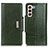 Funda de Cuero Cartera con Soporte Carcasa M01L para Samsung Galaxy S21 Plus 5G Verde