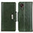 Funda de Cuero Cartera con Soporte Carcasa M01L para Samsung Galaxy XCover 5 SM-G525F Verde