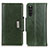 Funda de Cuero Cartera con Soporte Carcasa M01L para Sony Xperia 10 III Lite Verde