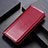 Funda de Cuero Cartera con Soporte Carcasa M01L para Xiaomi Mi 10i 5G Rojo