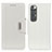 Funda de Cuero Cartera con Soporte Carcasa M01L para Xiaomi Mi 10S 5G Blanco