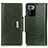 Funda de Cuero Cartera con Soporte Carcasa M01L para Xiaomi Poco X3 GT 5G Verde