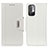 Funda de Cuero Cartera con Soporte Carcasa M01L para Xiaomi Redmi Note 10 5G Blanco