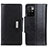 Funda de Cuero Cartera con Soporte Carcasa M01L para Xiaomi Redmi Note 11 4G (2021) Negro