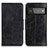 Funda de Cuero Cartera con Soporte Carcasa M02L para Google Pixel 6 Pro 5G Negro