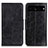 Funda de Cuero Cartera con Soporte Carcasa M02L para Google Pixel 7 Pro 5G Negro