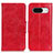 Funda de Cuero Cartera con Soporte Carcasa M02L para Google Pixel 8 5G Rojo