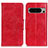 Funda de Cuero Cartera con Soporte Carcasa M02L para Google Pixel 8 Pro 5G Rojo