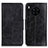 Funda de Cuero Cartera con Soporte Carcasa M02L para Huawei Honor 50 Lite Negro