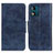 Funda de Cuero Cartera con Soporte Carcasa M02L para Motorola Moto E13 Azul